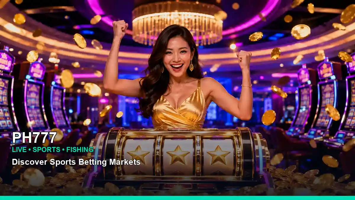 PH777 jackpot slot games with a celebratory casino theme for adult players