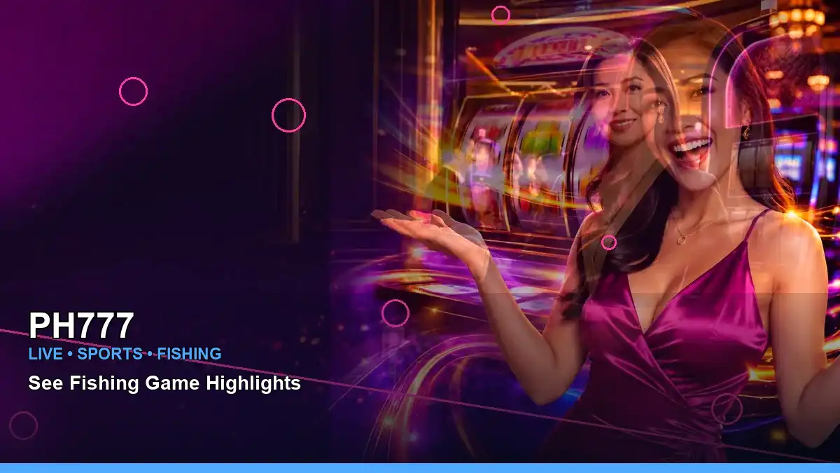 PH777 live casino information for Philippine users, featuring mobile-friendly games and bright jackpot slot visuals